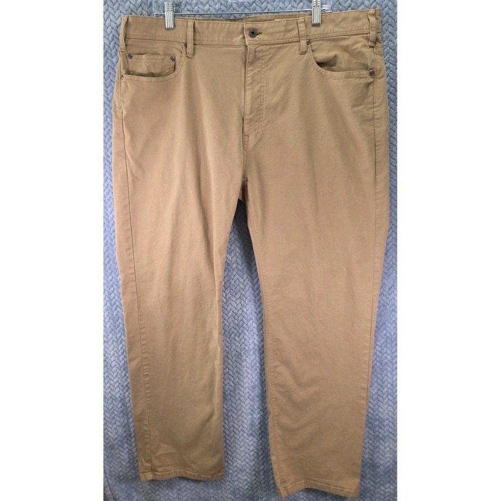Orvis Jeans Pants Men's 40x30* Tan/Brown 5 Pocket Straight Flex Hiking Outdoor‎